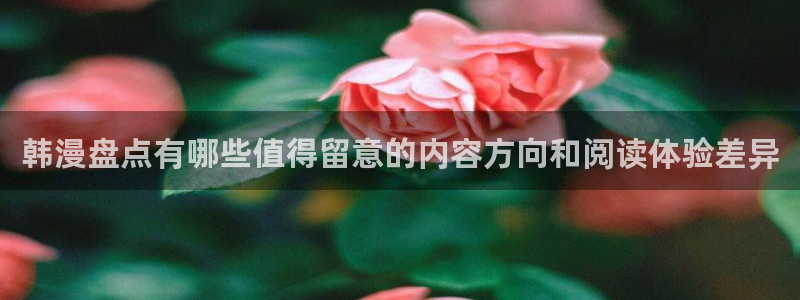 拷贝漫画官网：韩漫盘点有哪些值得留意的内容方向和阅读体验差异